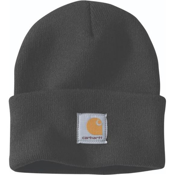 Mens Knit Beanie Hat Warm Acrylic Winter Cuffed Skull Cap Outdoor Workwear - Picture 1 of 7